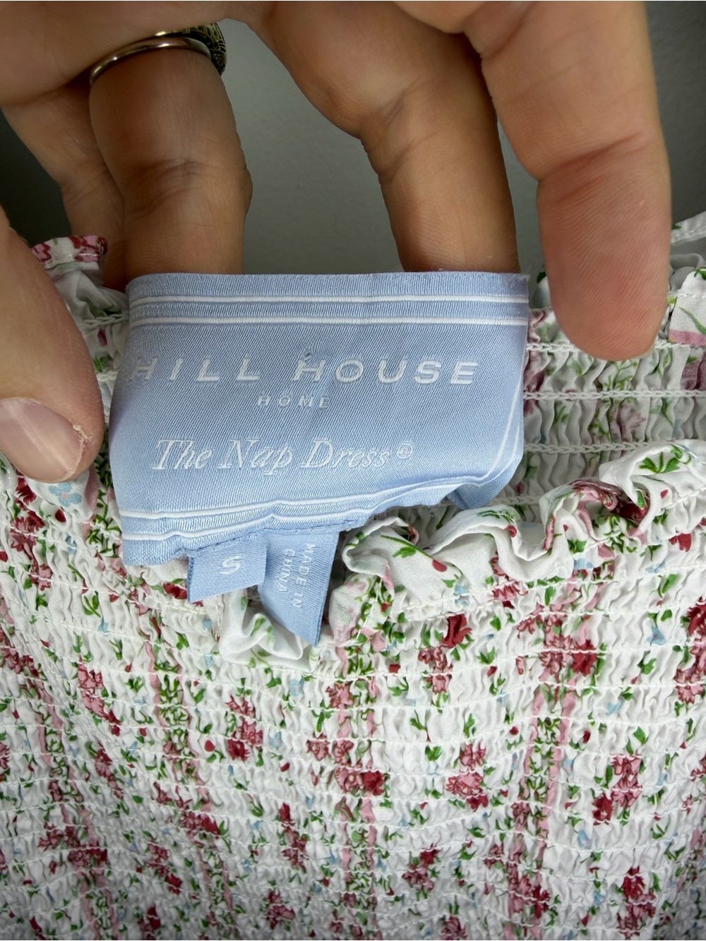Hill House Home Ellie Nap Dress in Briar Trellis Size S - Picture 6 of 8
